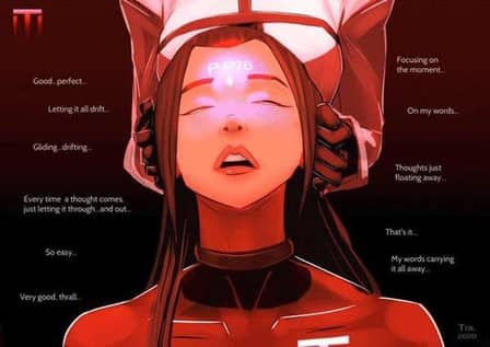 Sci-Fi Thrall P-P76 Undergoes Hypnotic Programming