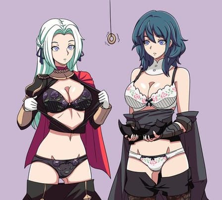Byleth & Edelgard's Lingerie Hypnosis